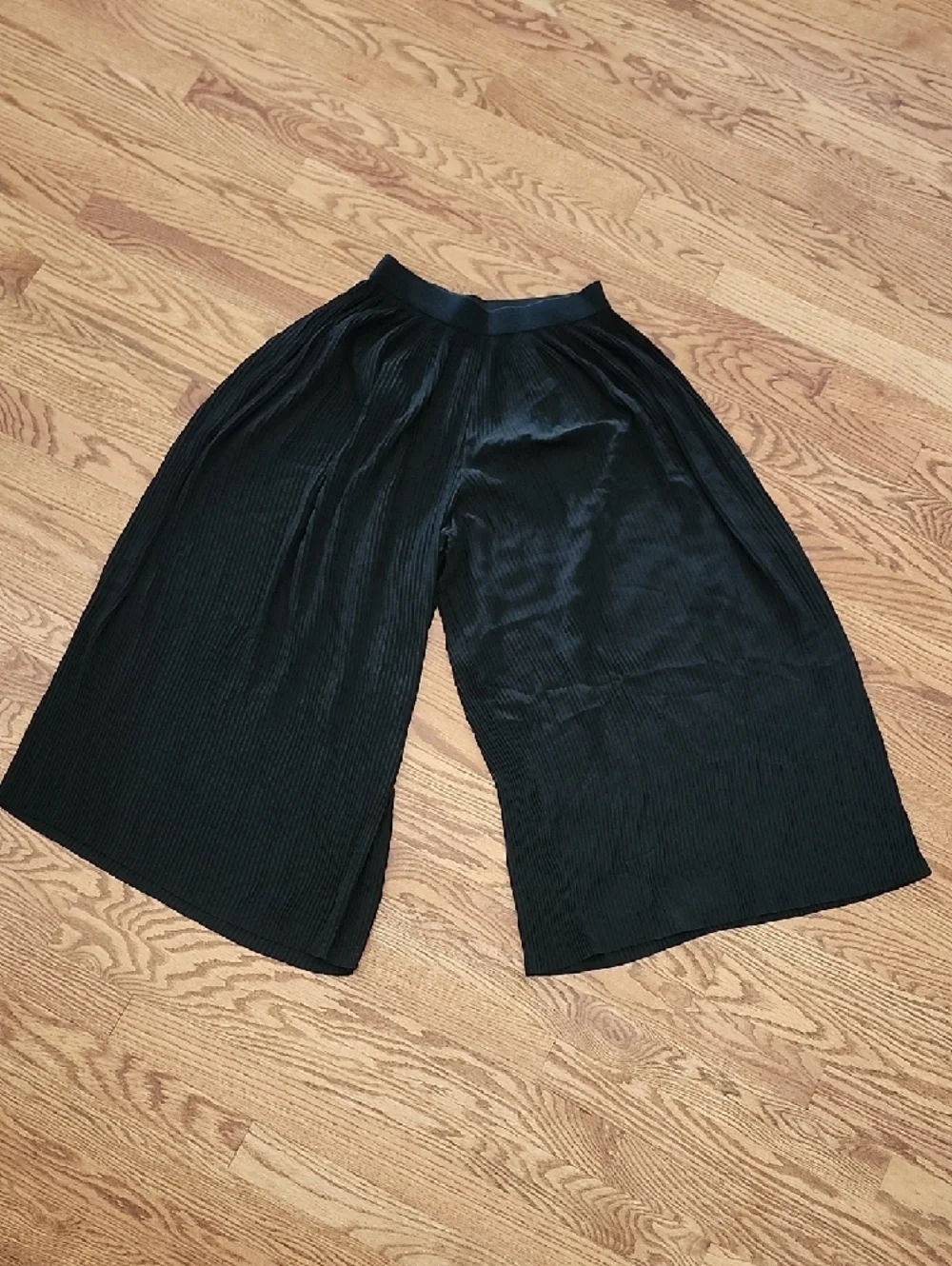 Zara Pleated Wide-Leg Palazzo Pants - Picture 6 of 9